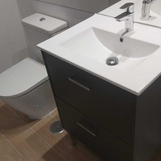 lavabo y water de vivienda