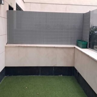 terraza con cesped
